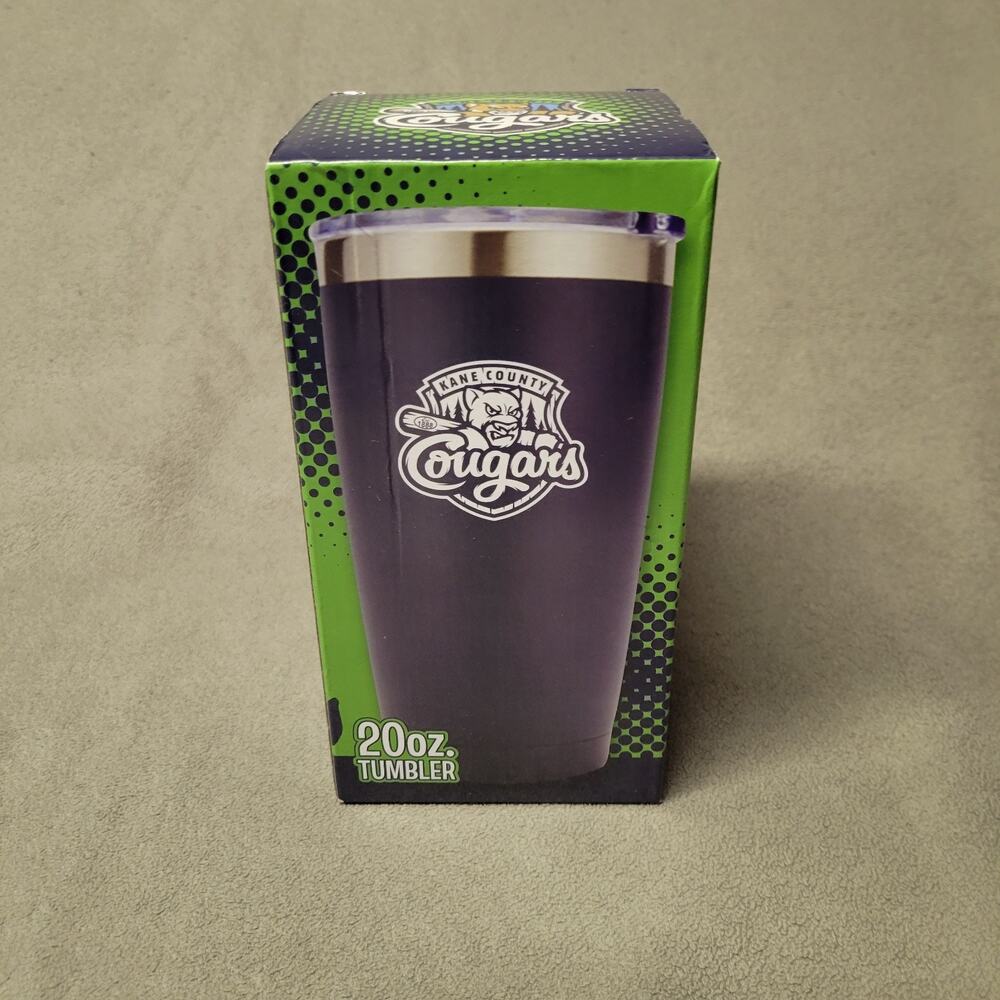 KANE COUNTY COUGARS Tumbler Drink Baseball Memorabilia 20 oz